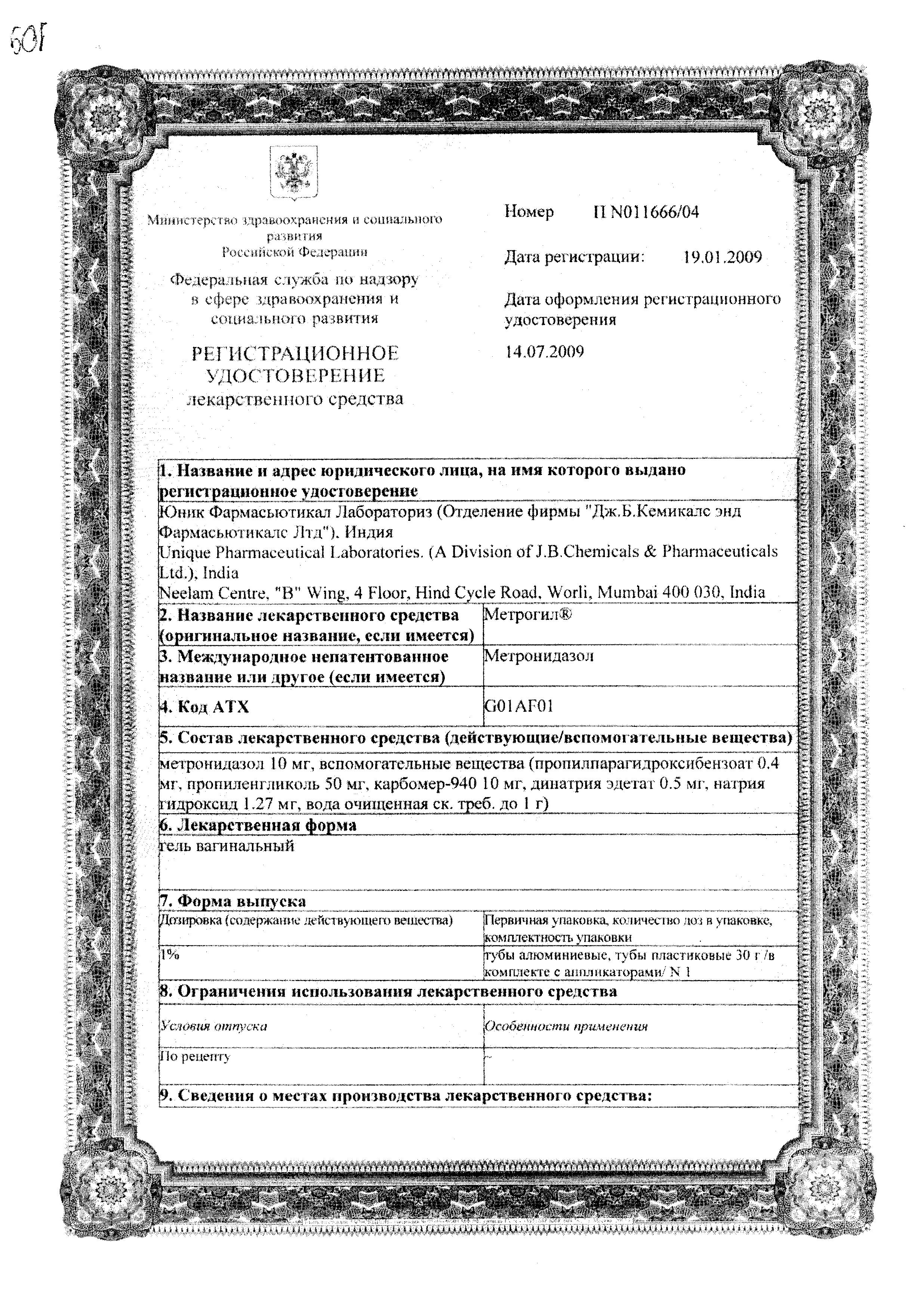 Сертификаты Гинекологические инфекции
