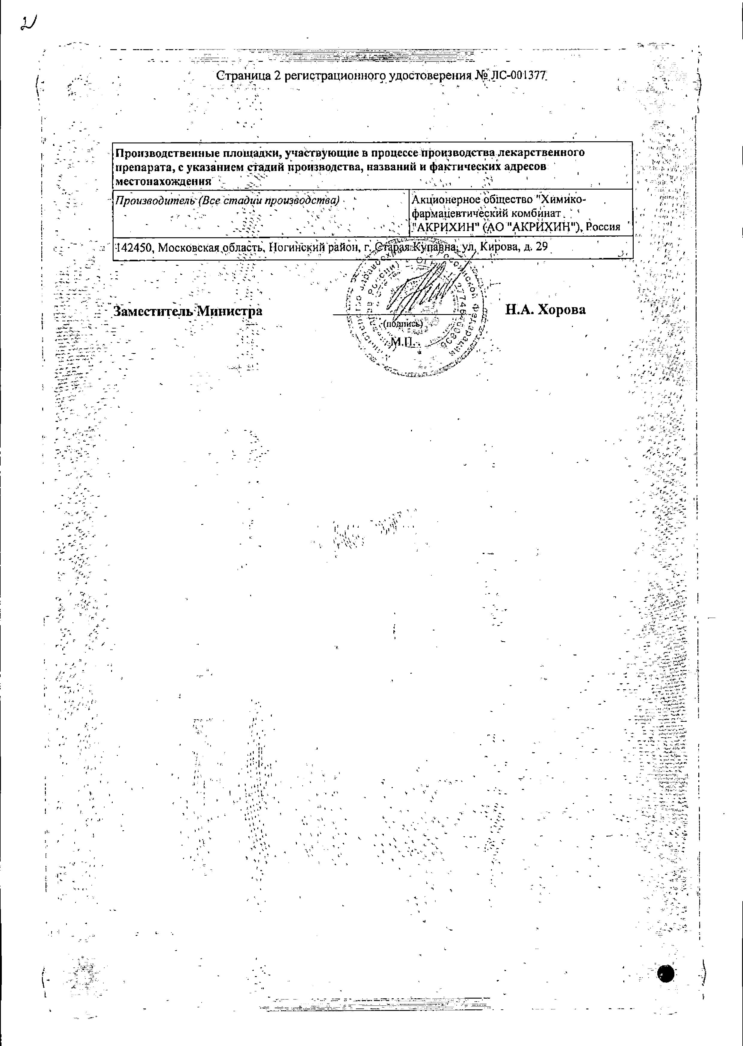 Сертификат Нафтизин Сертификат Нафтизин