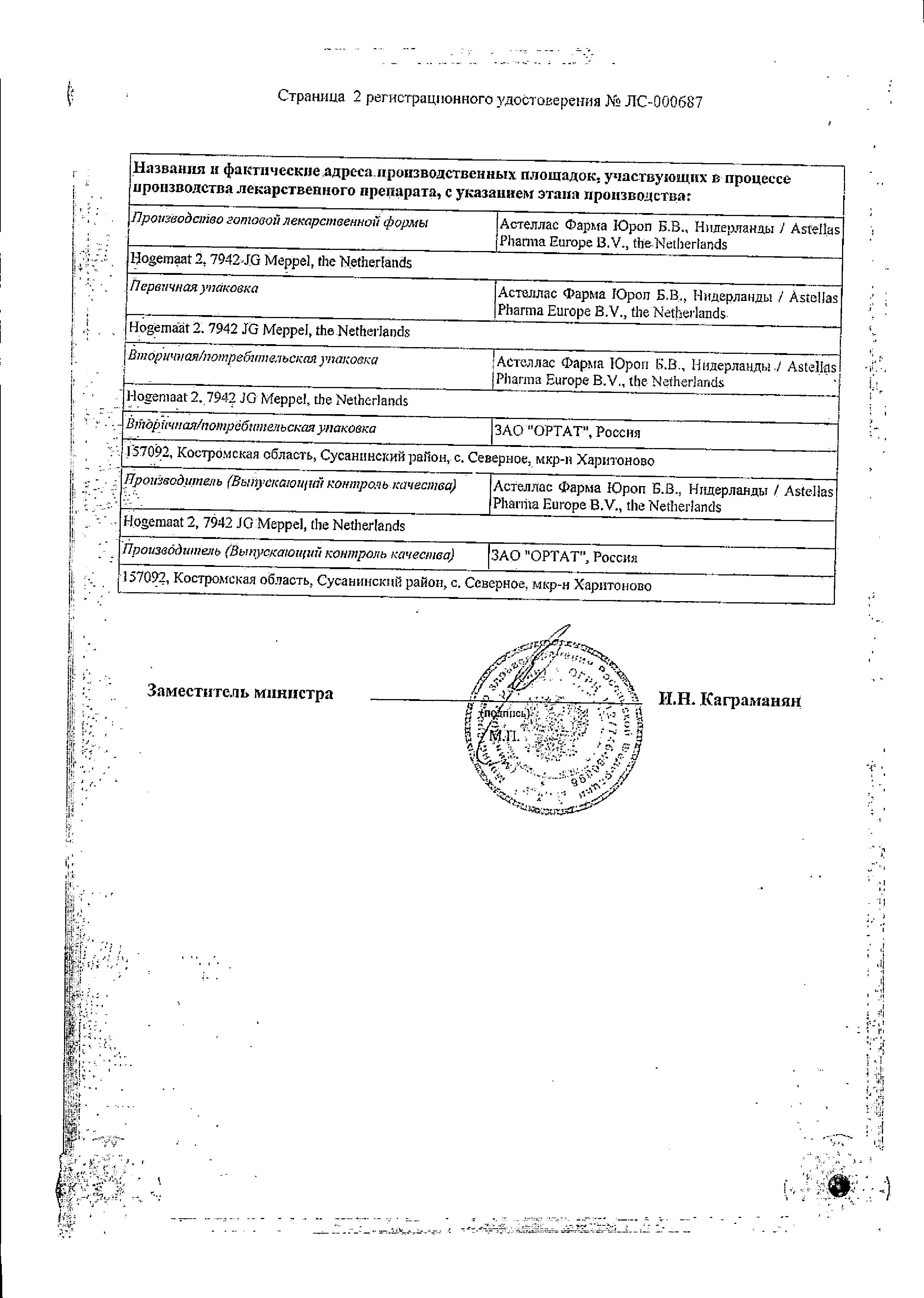 Сертификат Антарейт