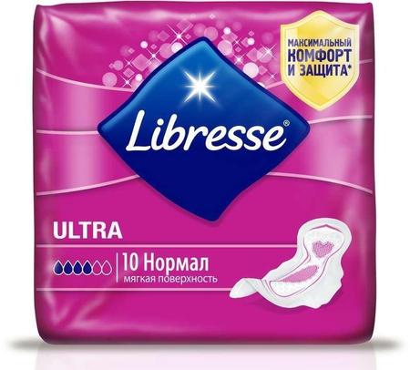 Фото Либресс Ультра Нормал с мягкой поверхностью, прокладки, 10 шт.