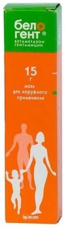 Фото Белогент, мазь, 15 г