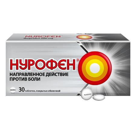 Фото Нурофен, таблетки 200 мг, 30 шт.