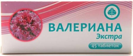 Фото Валериана Экстра «Биокор», таблетки, 45 шт.