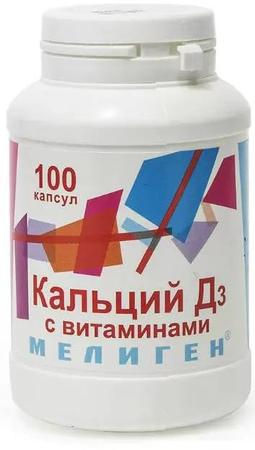Фото Кальций Д3 с витаминами, капсулы, 100 шт.