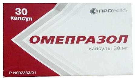 Фото Омепразол, капсулы 20 мг (Промед), 30 шт.