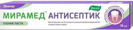 Фото Мирамед Антисептик, зубная паста, 75 мл