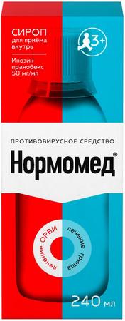 Фото Нормомед, сироп 50 мг/мл, 240 мл Фото Нормомед, сироп 50 мг/мл, 240 мл