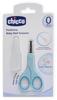 Фото Чикко, детские ножницы с закругленными концами (голубые, 0+)