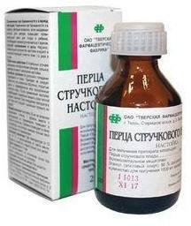 Фото Перца стручкового настойка, 25 мл
