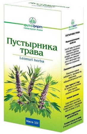 Фото Пустырника трава (Фитофарм), 50 г