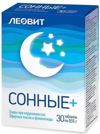 Фото Сонные ПЛЮС, таблетки, 30 шт.