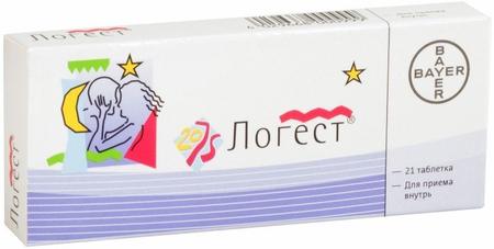 Фото Логест, таблетки покрыт. плен. об. 75 мкг+20 мкг, 21 шт.