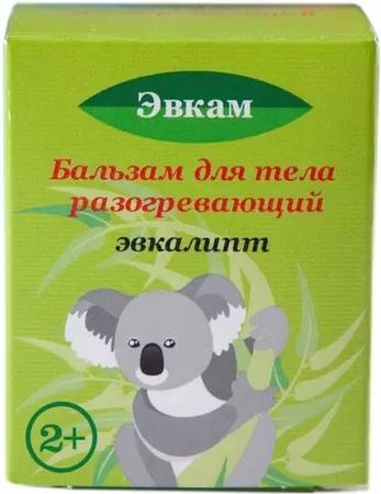 Фото Эвкам, бальзам для тела разогревающий для детей (с 2 лет), 25 мл