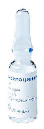 Фото Окситоцин-Рихтер, раствор 5 МЕ/мл, ампулы 1 мл, 5 шт.