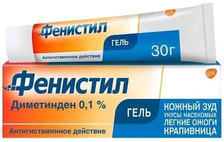 Фото Фенистил, гель 0.1%, 30 г