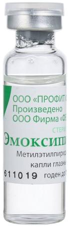 Фото Эмоксипин, капли глазные 1%, 5 мл