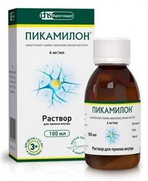Фото Пикамилон, раствор для в/в и в/м введения 4 мг/мл, 100 мл