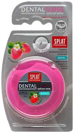 Фото Сплат Professional Dental Floss, объемная зубная нить с клубникой Фото Сплат Professional Dental Floss, объемная зубная нить с клубникой