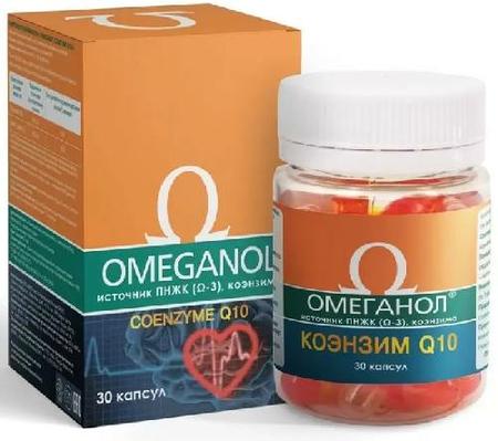 Фото Омеганол Коэнзим Q10, капсулы, 30 шт.