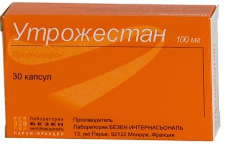 Фото Утрожестан, капсулы 100 мг, 28 шт.