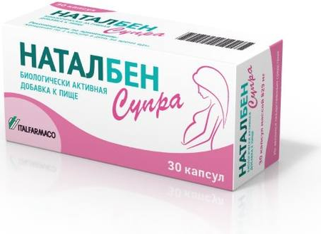 Фото Наталбен Супра, капсулы, 30 шт.