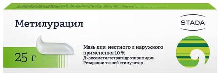 Фото Метилурацил, мазь 10% (Нижфарм), 25 г