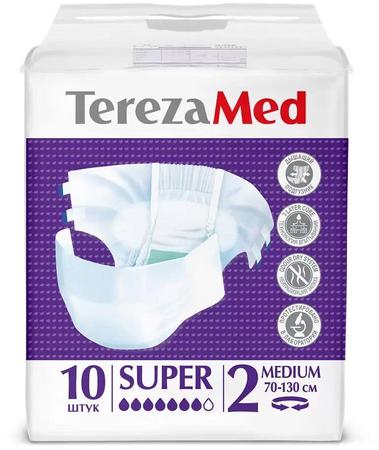 Фото TerezaMed, подгузники для взрослых Medium Super, 10 шт.