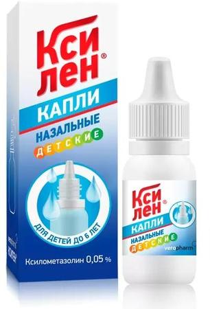Фото Ксилен, капли назальные 0.05%, 10 мл