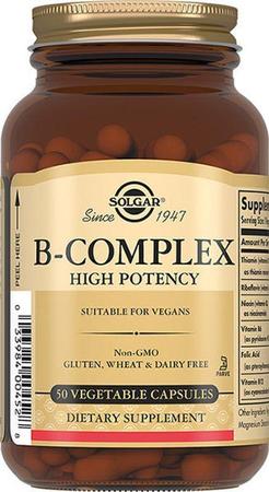 Фото Солгар В-комплекс, капсулы 330 мг, 50 шт.
