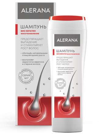 Фото Алерана Био Кератин, шампунь, 250 мл