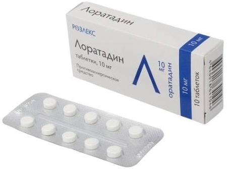 Фото Лоратадин, таблетки 10 мг, 10 шт.
