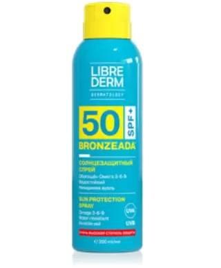 Фото Либридерм Бронзиада, спрей солнцезащитный с Омега 3-6-9 (SPF 50), 200 мл