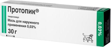 Фото Протопик, мазь 0.03%, 30 г