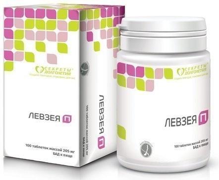 Фото Левзея П, таблетки 205 мг, 100 шт.