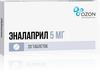 Фото Эналаприл, таблетки 5 мг (Озон), 20 шт.