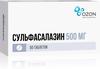 Фото Сульфасалазин, таблетки покрыт. плен. об. 500 мг, 50 шт.