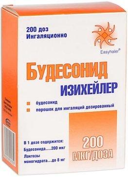 Фото Будесонид Изихейлер, порошок 200 мкг/доза, 200 доз