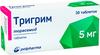 Фото Тригрим, таблетки 5 мг, 30 шт.