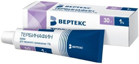 Фото Тербинафин, крем 1%, 30 г