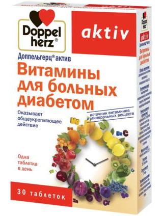 Фото Доппельгерц Актив, витамины для больных диабетом, таблетки, 30 шт.