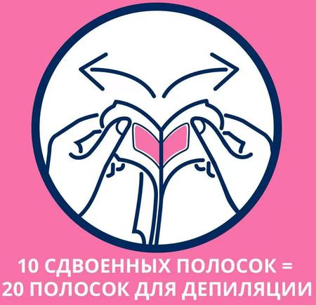 Фото Veet, восковые полоски для депиляции лица (с маслом ши), 20 шт. Фото Veet, восковые полоски для депиляции лица (с маслом ши), 20 шт.