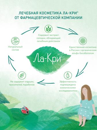 Фото Ла-Кри, шампунь для сухой и чувствительной кожи головы, 250 мл