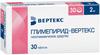 Фото Глимепирид-Вертекс, таблетки 2 мг, 30 шт.