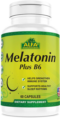 Фото Мелатонин плюс В6, капсулы, 30 шт.