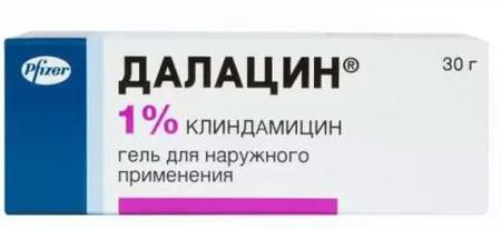 Фото Далацин, гель 1%, 30 г Фото Далацин, гель 1%, 30 г