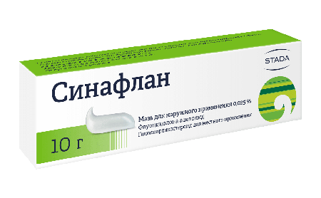 Фото Синафлан, мазь 0.025% (Нижфарм), 10 г