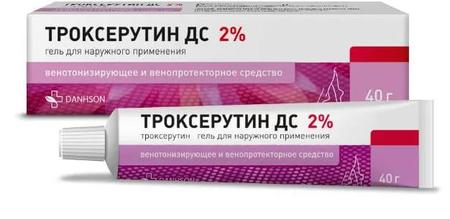 Фото Троксерутин ДС, гель 2%, 40 г