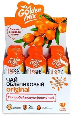 Фото Голден Микс чай облепиховый Original стик-пакеты 18 г х21 Фото Голден Микс чай облепиховый Original стик-пакеты 18 г х21