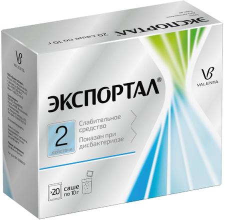 Фото Экспортал, порошок, 20 пакетиков по 10 г