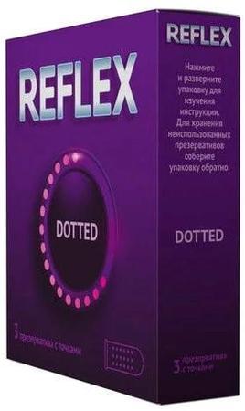 Фото Reflex Dotted презервативы в смазке с точками х3
